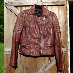 All Saints women's leather jacket